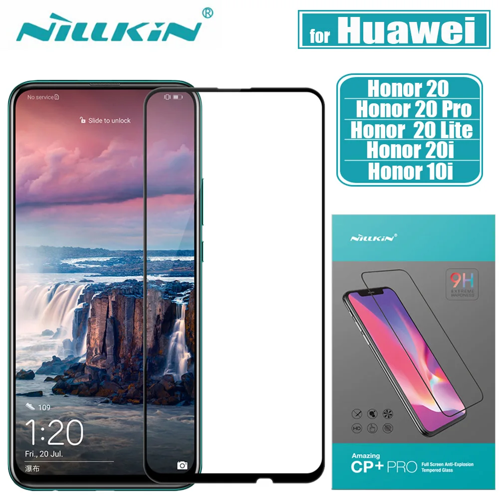 Защитное стекло для Huawei Honor 10i 20i 20 Pro Nillkin 2.5D полное клеевое покрытие защитное