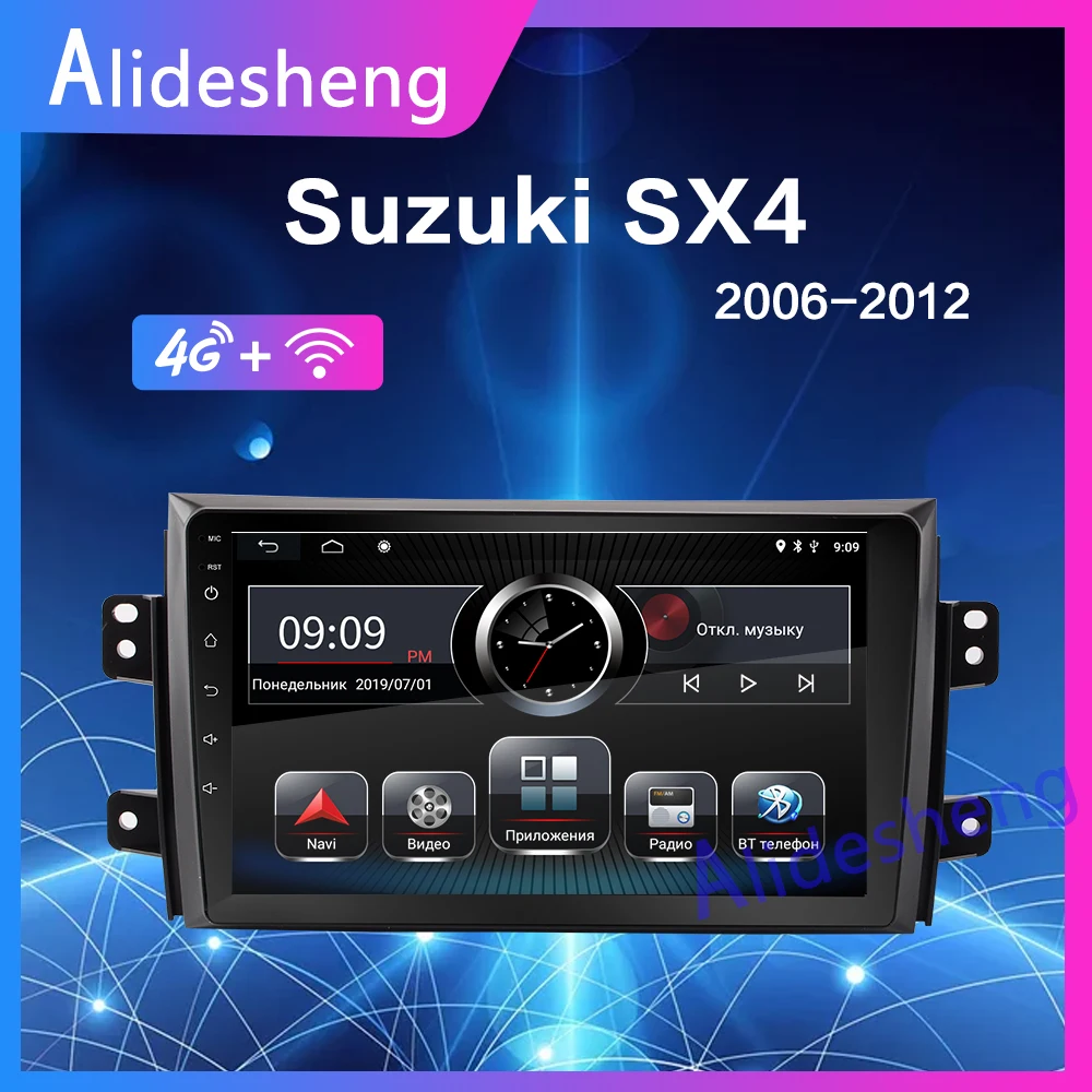 

4G 2.5D Android 8.1 Car Radio Multimedia Player for Suzuki SX4 2006 2007 2008 2009 2010 2011 2012 2013 GPS Navigation