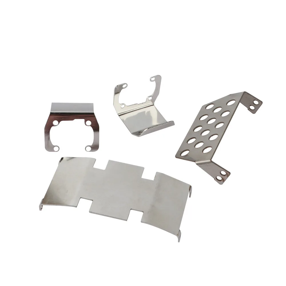 

RC Metal Chassis Armor Axle Guard Protector Skid Plate for Axial SCX10 II 90046 90047 90059 90060 1/10 RC Crawler Car Parts