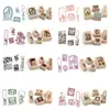 Vintage  Decoration Stamp Set DIY wooden rubber stamps for scrapbooking standard 1