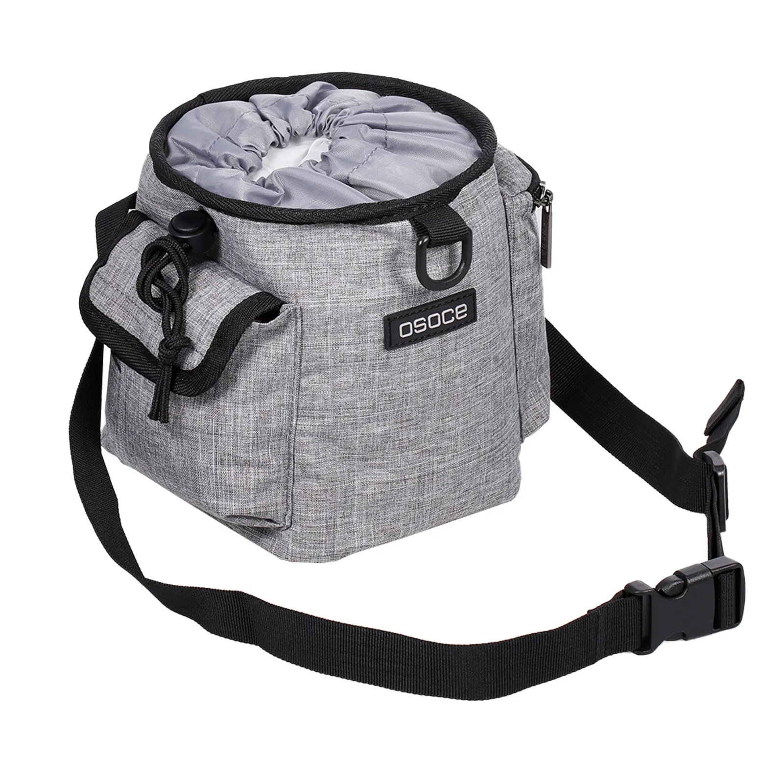 Bolsa de entrenamiento para perros pequeños y grandes, bolsa de viaje para perros pequeños y grandes con correa para el hombro y cintura