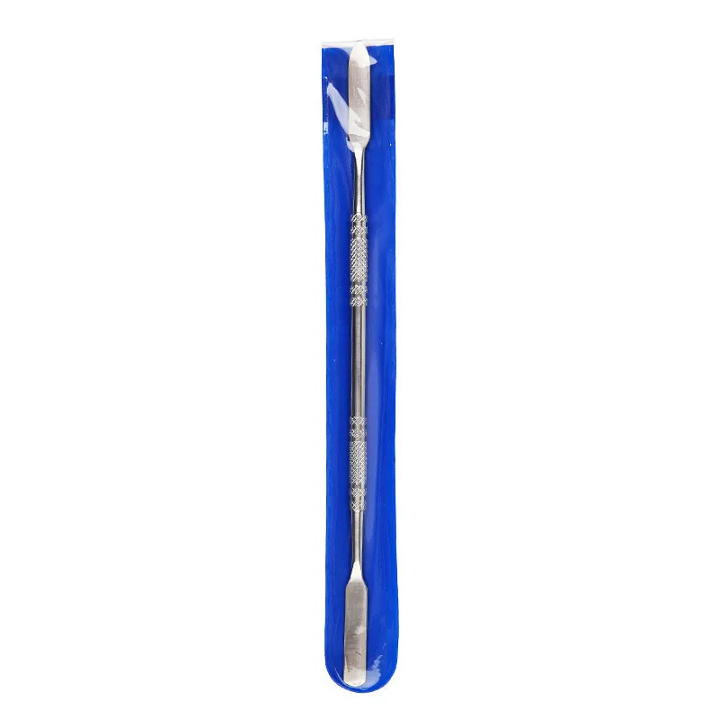 Stainless Steel Mixing Spatula Tool Spatuler Rod Nail Art Makeup Foundation Eyeshadow Stick Color