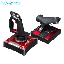PXN USB проводной игровой джойстик летный контроллер, джойстик, геймпад джойстика для авиамодельного симулятора, рокер компьютерный игровой контроллер