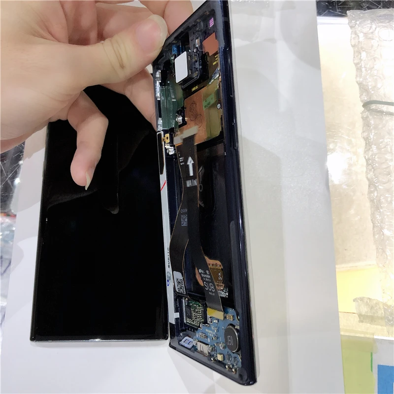 Youqi lcd s для 6," samsung Galaxy NOTE 10 N970 N970F ЖК-дисплей кодирующий преобразователь сенсорного экрана в сборе Note10 Замена DS