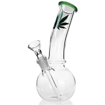 

8 Inch Handmade Style Vase Thicken Unique Beautiful Color Glass Vase For Home Decoration