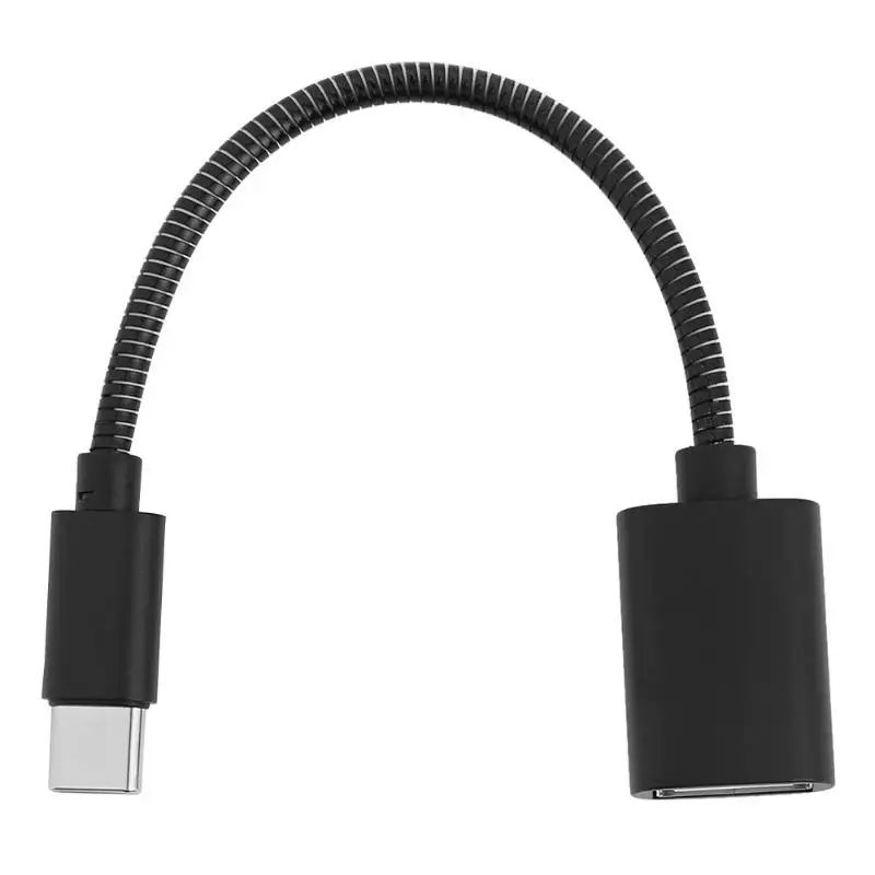 Black 14,5 см USB C адаптер для телефона OTG кабель type C штекер для USB2.0 Женский кабель для передачи данных Подключение периферийных устройств для U диска, мыши для Macbook - Цвет: Black