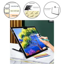 Desenho de rastreamento almofada criativa com suporte ampla aplicação para pintura gráfica tablet placa estêncil led