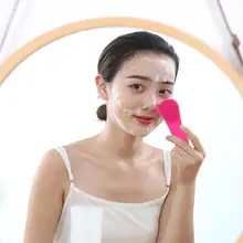 Электрическая щетка для чистки лица стирка аппарат для чистки лица поры кожи Очиститель Очищение тела массаж мини-массажер щетка