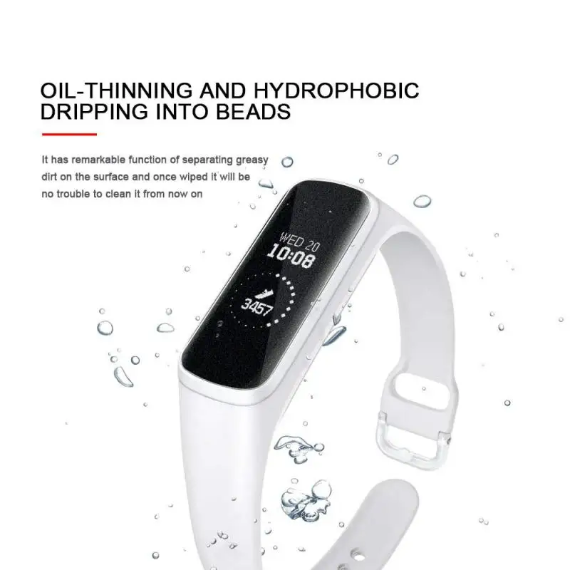 5 шт. Защитная пленка для Samsung Galaxy Fit e R375 умный браслет полноэкранная проницаемая