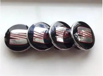 4 X колпачки ступицы колеса черного сплава Ибица Леон ALTEA ALHAMBRA TOLEDO 62 мм - Цвет: 4pcs 62mm