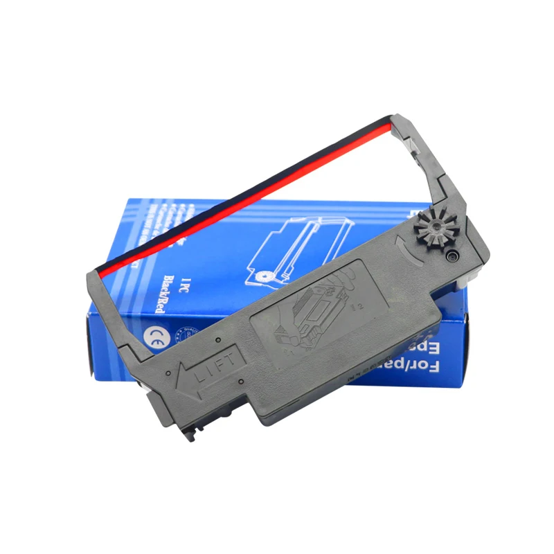 5 шт. совместимая чернильная лента с принтом для Epson ERC30 ERC34 ERC38 12,7 мм* 4 м черный фиолетовый черный/красный