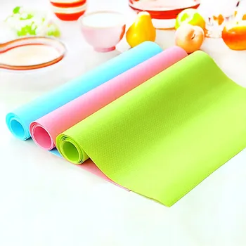 

Saingace 60×150MM Thickened Anti-skid EVA Oil-proof Mat Washable Refrigerator Mat wardrobe drawer moisture-proof table mats 2020