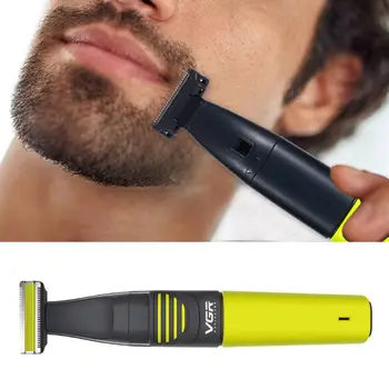 

2 in 1 Mens Electric Nose Hair Trimmer Male Shaver USB Rechargeable Beard Razor