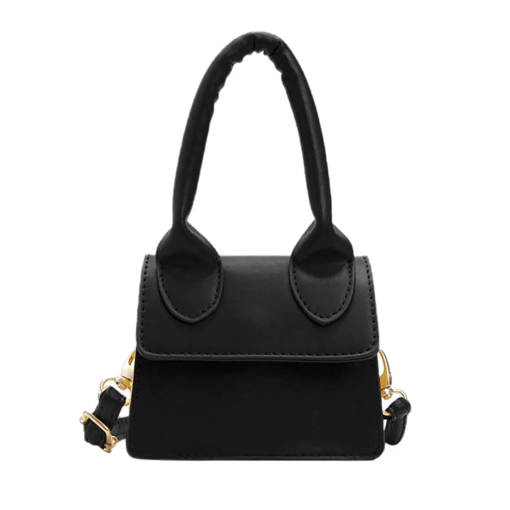 

#25 Children Simple Contrast Color Crossbody Shoulder Tote Bag Shoulder Bag Small Flap Crossbody Bags for Coin Purse For Child