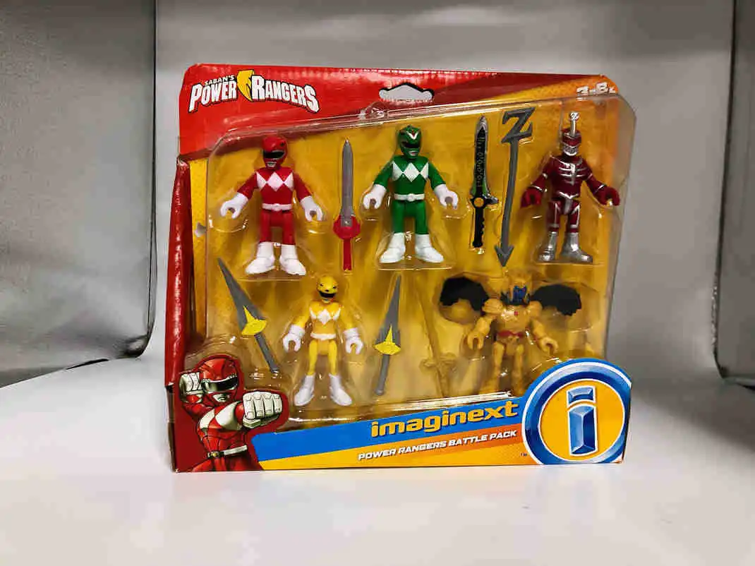 Figura de Ação Presente para Crianças Poderes Rangers Brinquedos Dinossauro Presente Poderoso Morphin Super 4 Figuras de ação