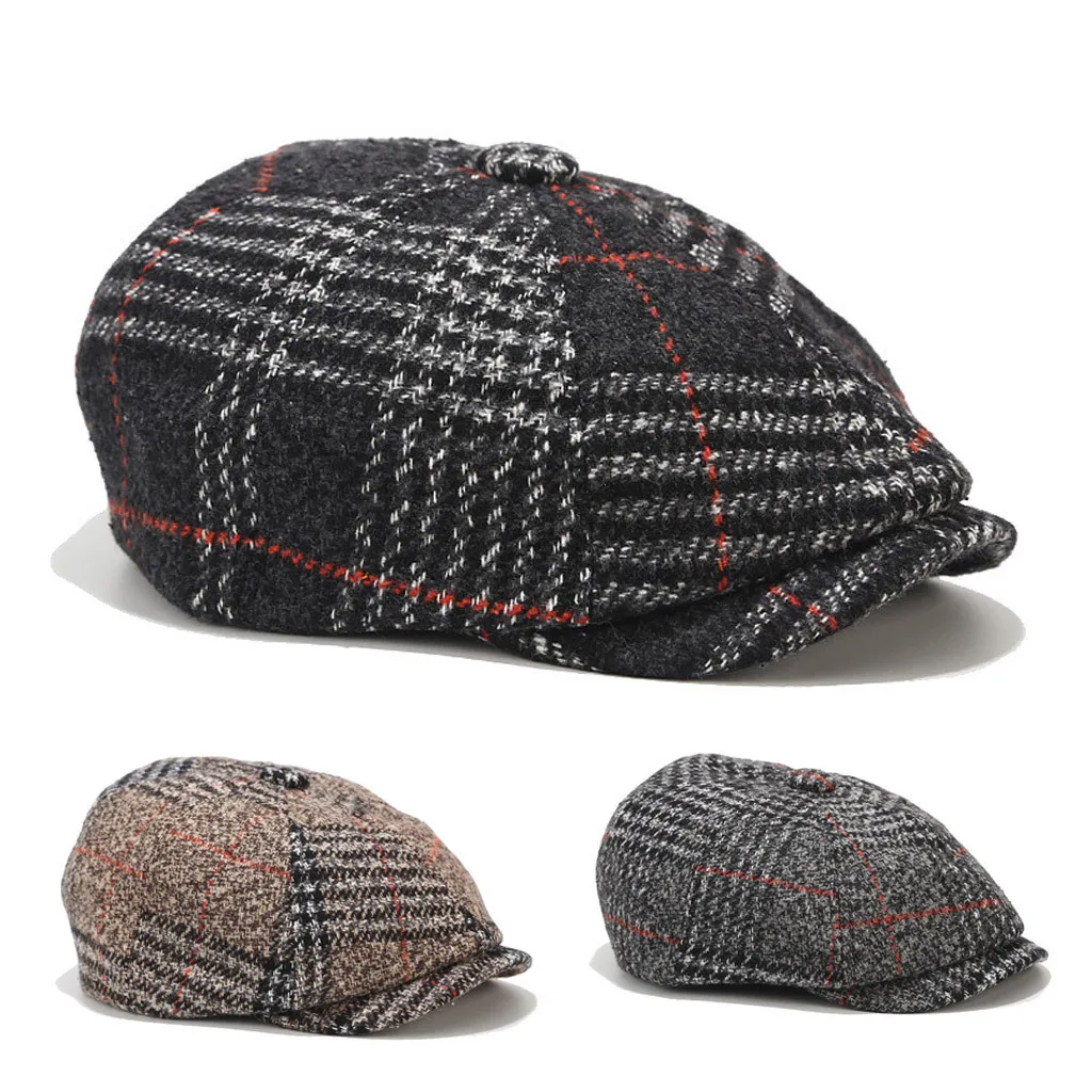 ISHOWTIENDA модный ретро берет Женская осенне-зимняя шапка Корейская художница кепка газетчика берет Кепка pello Да Донна Gh6