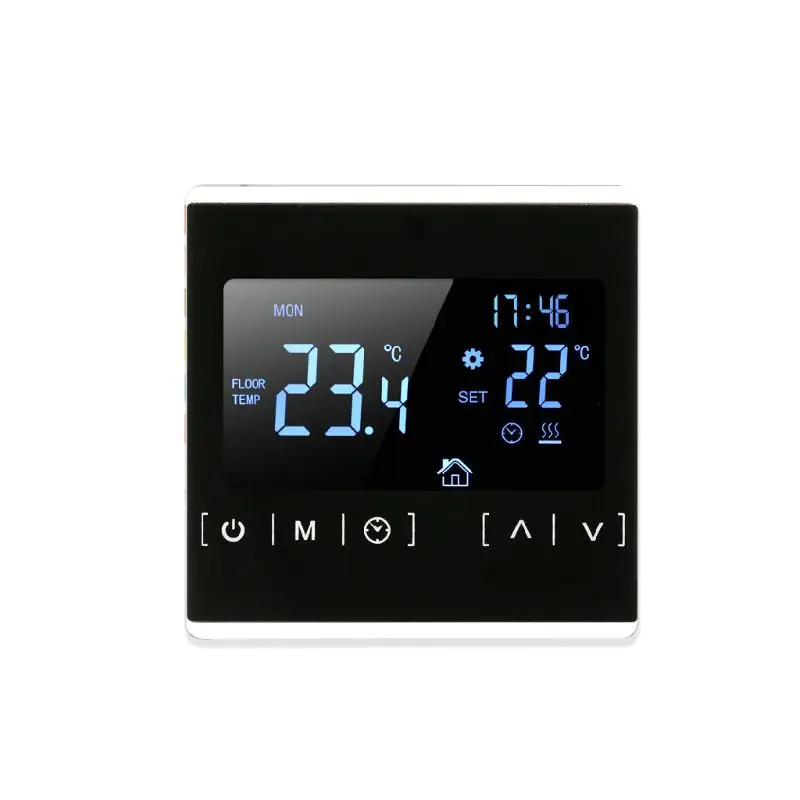 

LCD Touch Screen Thermostat Electric Floor Heating System Water Heating Thermoregulator AC85-240V Temperature Controller Hot