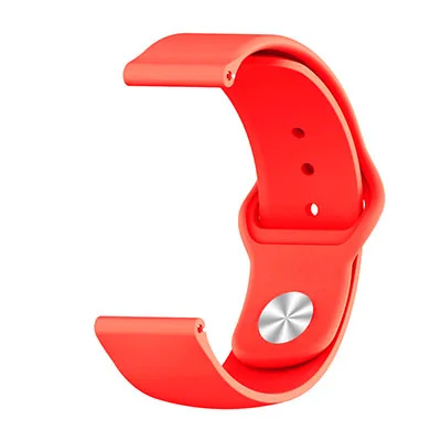 Red Силиконовый ремешок для correas Xiaomi Huami Amazfit Bip BIT Lite, Молодежные умные часы, сменный Браслет, ремешок для часов - Цвет: Red
