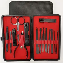 15 шт./компл. Пинцет ногти из нержавеющей стали Искусство клипер ножницы пинцет нож маникюр Дизайн ногтей косметические ножницы инструменты для маникюра