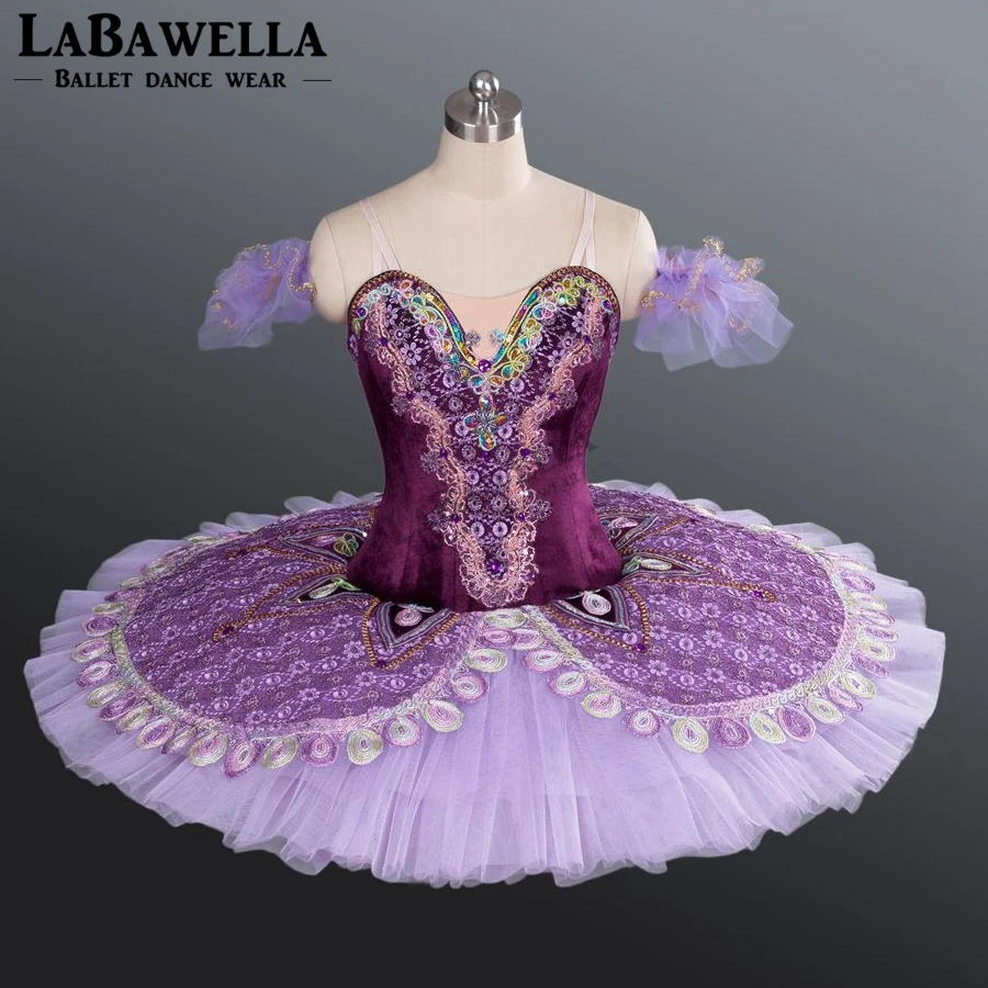Производительность балетный конкурс наряд BT9063ballerina фиолетовый классическая балетная пачка профессиональная балетная пачка s блин блюдо