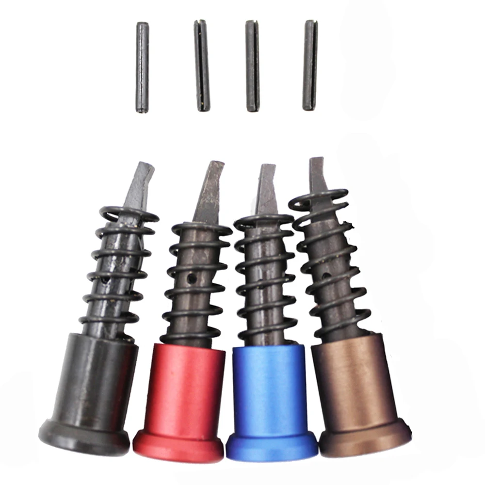 

Tactical AR-15 Receiver Parts M16 M4 .223 Steel Forward assistant Port push button Cover Parts Red Blue Black Tan Color