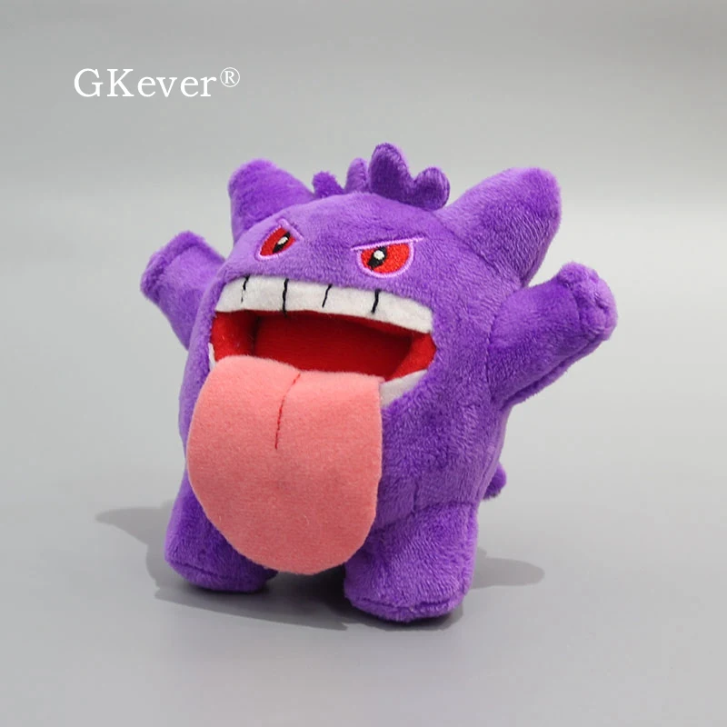 Аниме Gengar Мягкая Подвеска для ключей игрушки прекрасный " 10 см милые мини мягкие куклы Дети Рождественский подарок