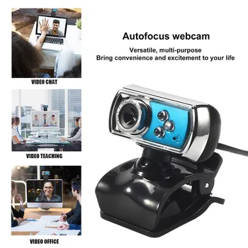 

Webcam LED USB 2.0 HD Webcam Camera Web Cam With Microphone Mic For PC Laptop Camera Webcam-L04