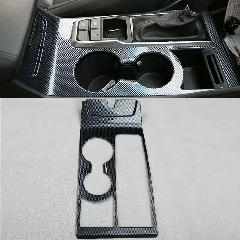 

For Hyundai Tucson 2015-2019 Left Hand Drive 1PC ABS Car Gear Shift Knob Frame Water Cup Cover Trim Moldings Car Styling