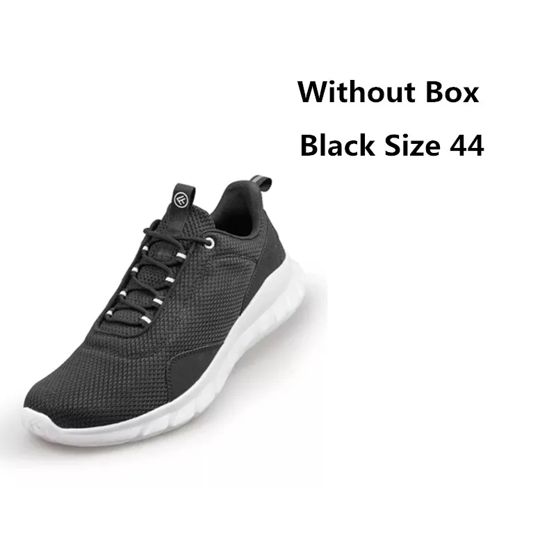 Without Box Black 44 Xiaomi FREETIE кроссовки мужские легкие спортивные кроссовки дышащая подошва EVA Мягкая Повседневная сетчатая верхняя модная обувь от Mijia Youpin - Цвет: Without Box Black 44