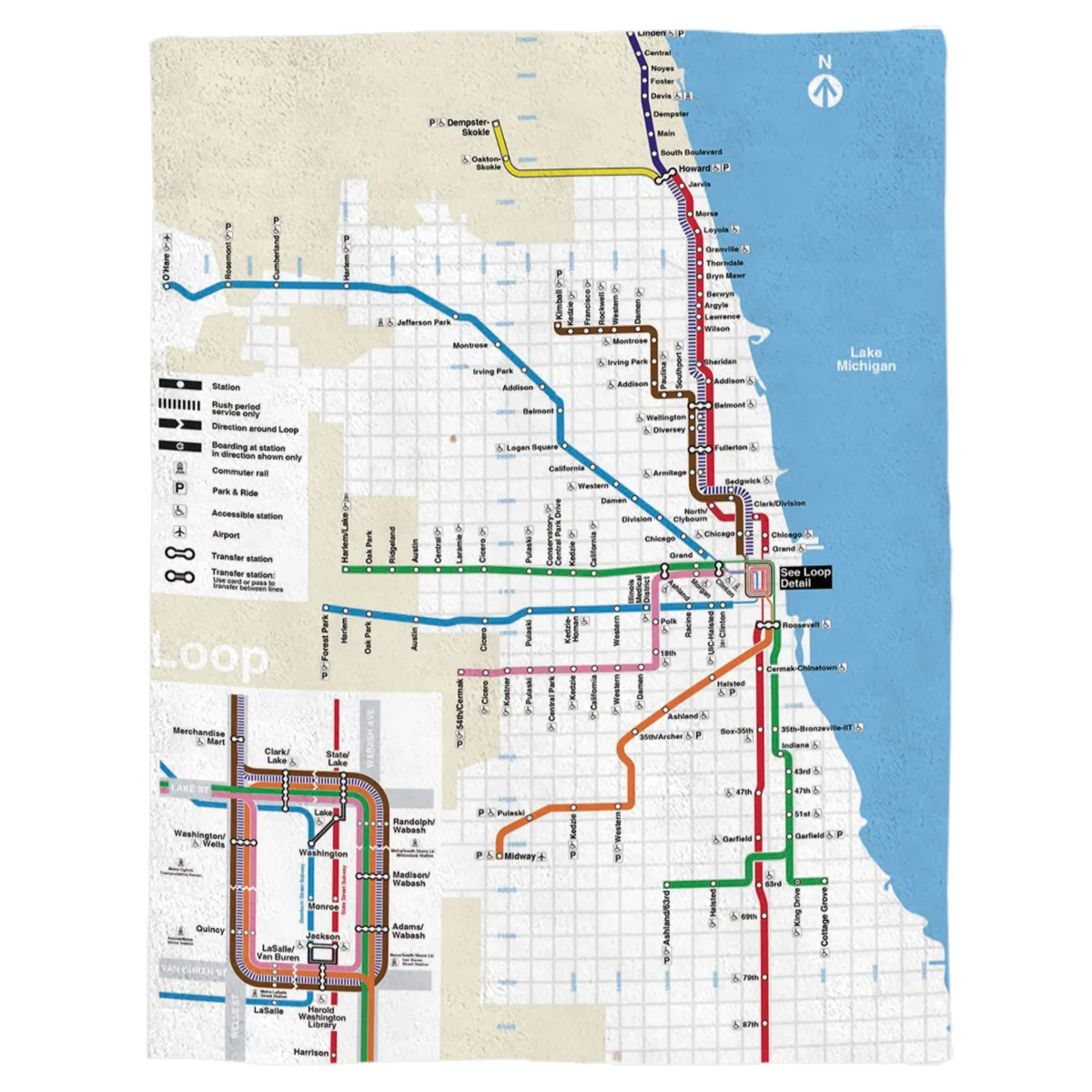 Карта Chicago Railway макет одеяло s покрывало для кровати Фланелевое флисовое декоративное уютное одеяло для столовой спальни дивана