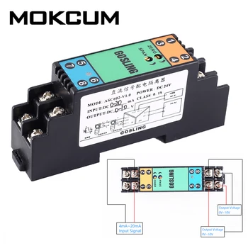 

Current Signal Isolator 0mA-20mA to 0-10V Current to Voltage Converter Module