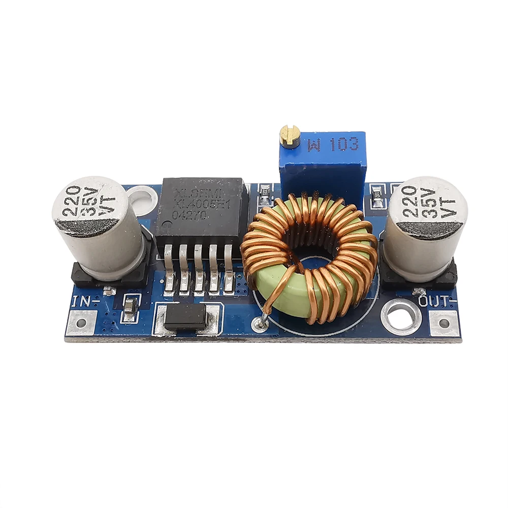 XL4005 DC-DC Adjustable Step-Down Power Module 5A 75W DC Supply Step-down Module Power Supply Large Power