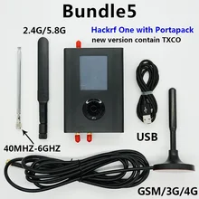 PortaPack console For HackRF One 1MHz-6GHz SDR receiver and transfer AM FM SSB ADS-B SSTV Ham radio