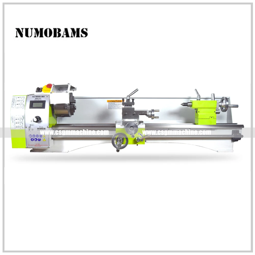 Токарный станок с бесщеточным двигателем NUMOBAMS WM210L 800 Вт/шпиндель MT5 + патрон 125 мм