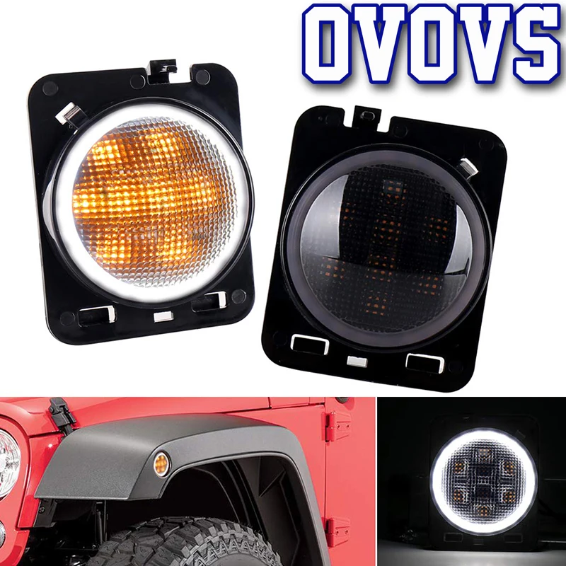 

Светодиодная лампа указателя поворота, Галогенные огни для Jeep Wrangler JK JKU 2007-2017