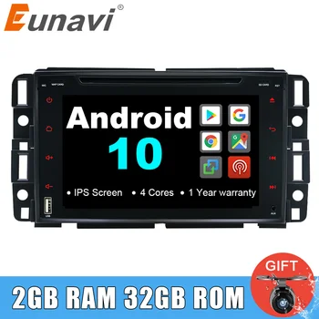 

Eunavi 2 Din Android 10 Car DVD radio For Chevrolet/Silverado/Tahoe/Monte GMC Yukon/Denali/Acadia 2din gps stereo multimedia IPS
