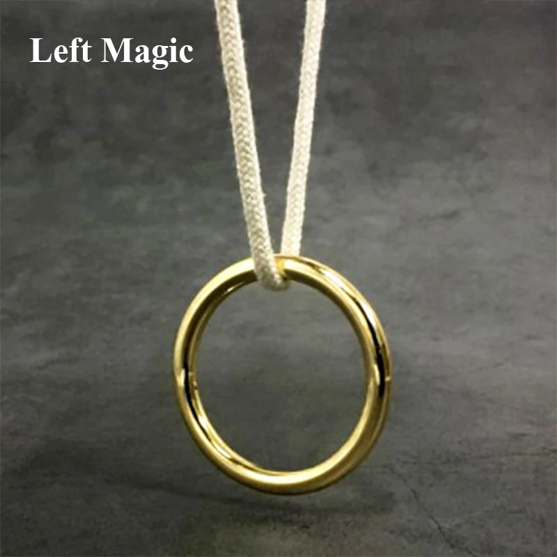 Rings on the Rope Magic Tricks Ring Renetrates Rope Magica Escape Illusion Magician Stage Gimmick Accessories Mentalism FISM Hot