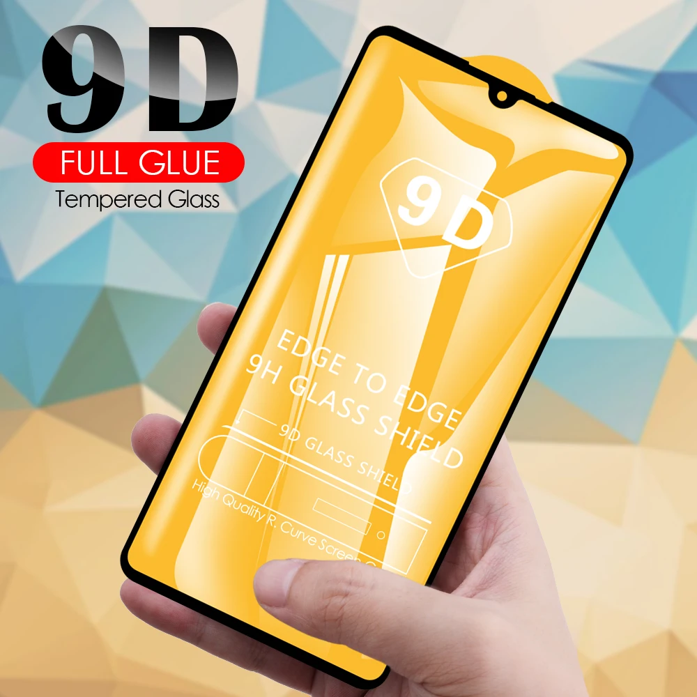 9D защита экрана из закаленного стекла для Huawei P40 P30 Lite XL E P20 Pro Mate 30 5G Полное