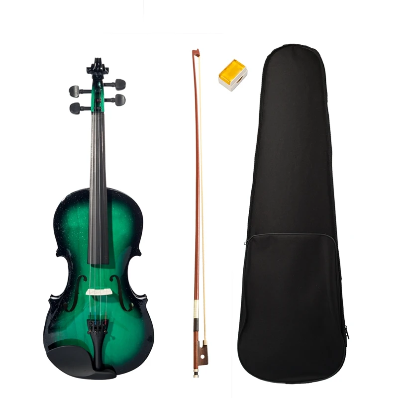 

Beginner High Quality Violin 4/4 Full Size Violin with Violin Case Bow