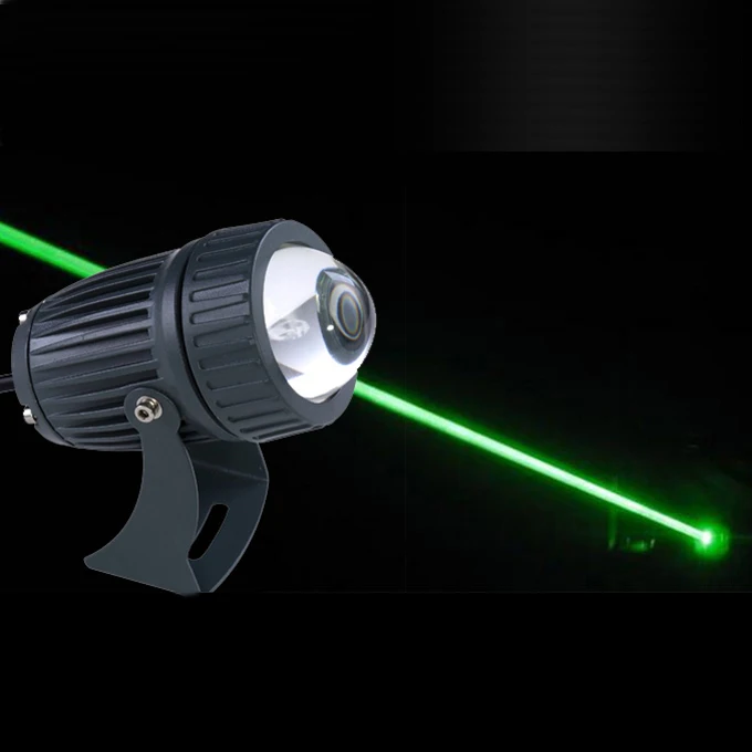 10W RGB LED Explore Light Remote Spotlight Laser Gun Lamp Outdoor Lighting Plaza 