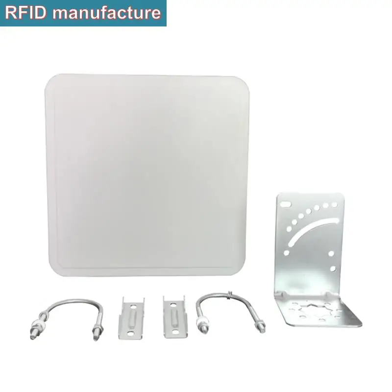 4 порта Impinj R2000 чип UHF дальние расстояния rfid считыватель 840-960 МГц rfid посещаемость системы для rfid считыватель кредитных карт писатель - Цвет: 9.2dbi antenna