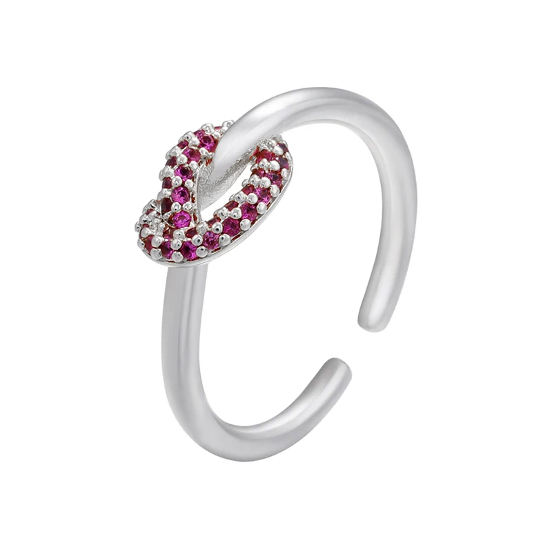 Bague Strass pour Femmes | Anneau Géométrique Ajustable