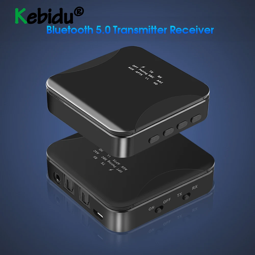 Беспроводной адаптер Bluetooth приемник передатчик APTX HD LL Bt аудио музыкальный адаптер 3,5 мм 3,5 AUX Jack/SPDIF/RCA для ТВ ПК автомобиля