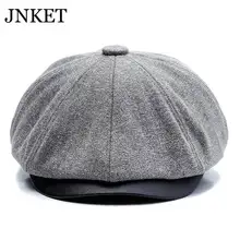 JNKET зима осень Флисовая теплая шапка-ушанка берет Мужская Женская плоская кепка s остроконечная Кепка Уличная Повседневная Кепка Утконос Кепка