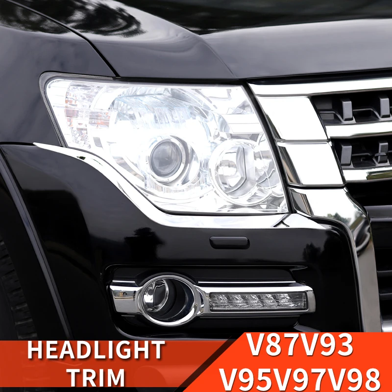 Mitsubishi Pajero accessories v87v93v95v97v98 Headlamp strip io Full Pinin Montero Modification Decoration | Автомобили и