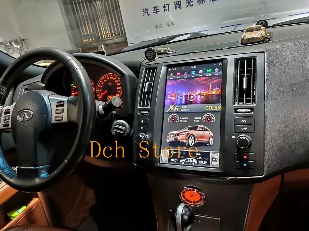 11,8 дюймов tesla стиль Android 8,1 автомобильный DVD gps плеер навигация для Infiniti FX FX25 FX35 FX45 2004-2008 Радио стерео Авто ips
