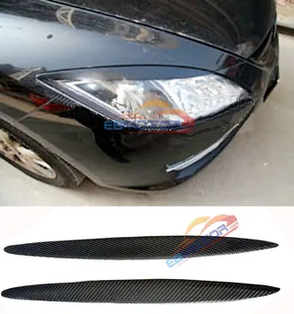 

REAL CARBON FIBER EYELID EYEBROW EYELIDS EYEBROW 1PAIR For MAZDA 6 Mazda6 08-13 T040E