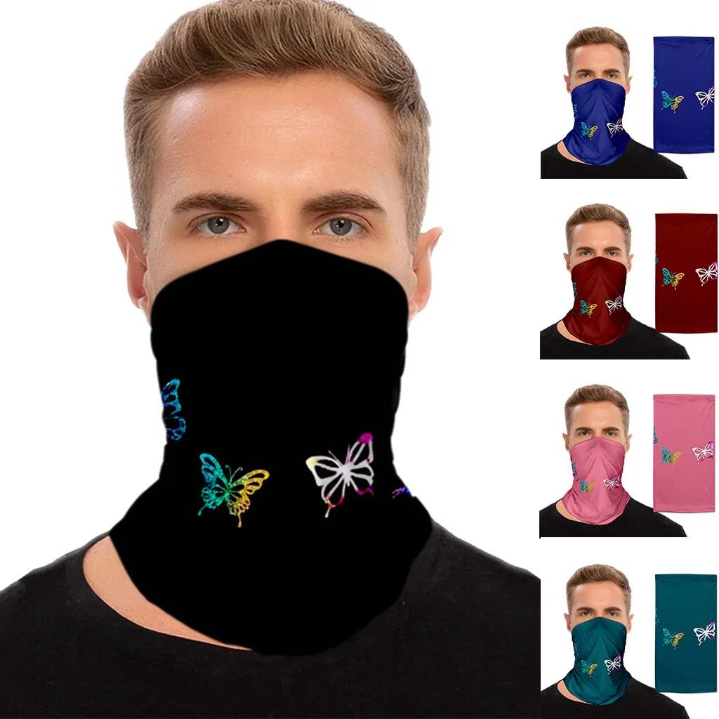 Маскарильяс бандана Шея Гетр трубка головной убор лицо шарф Пылезащитный