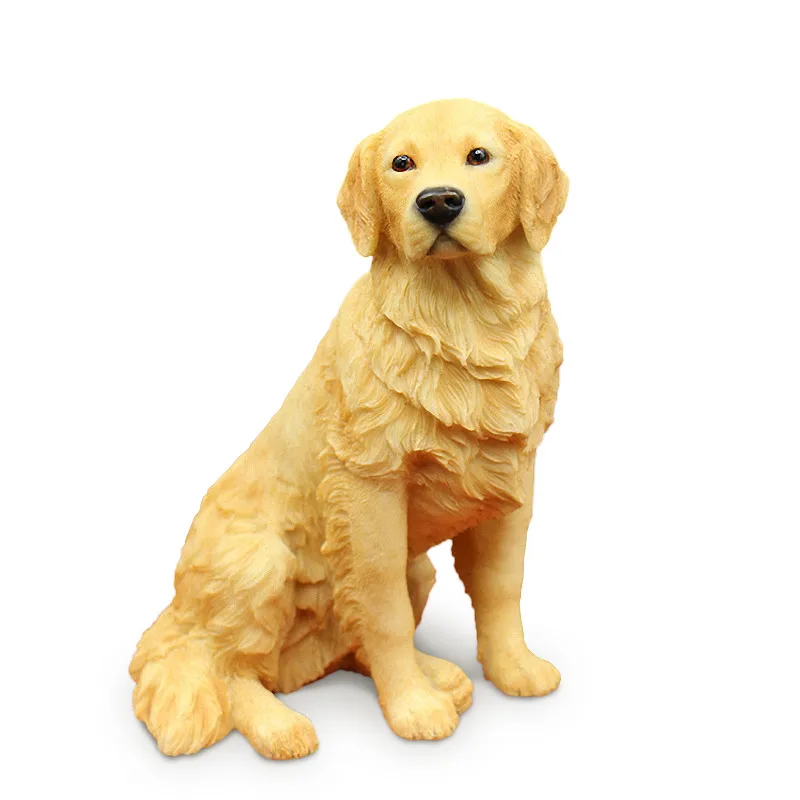 

Home Decoration Model Accessories Simulation Of Pet Dog Model Figurine For Interior Maison And Decor Car Resin Animal Art