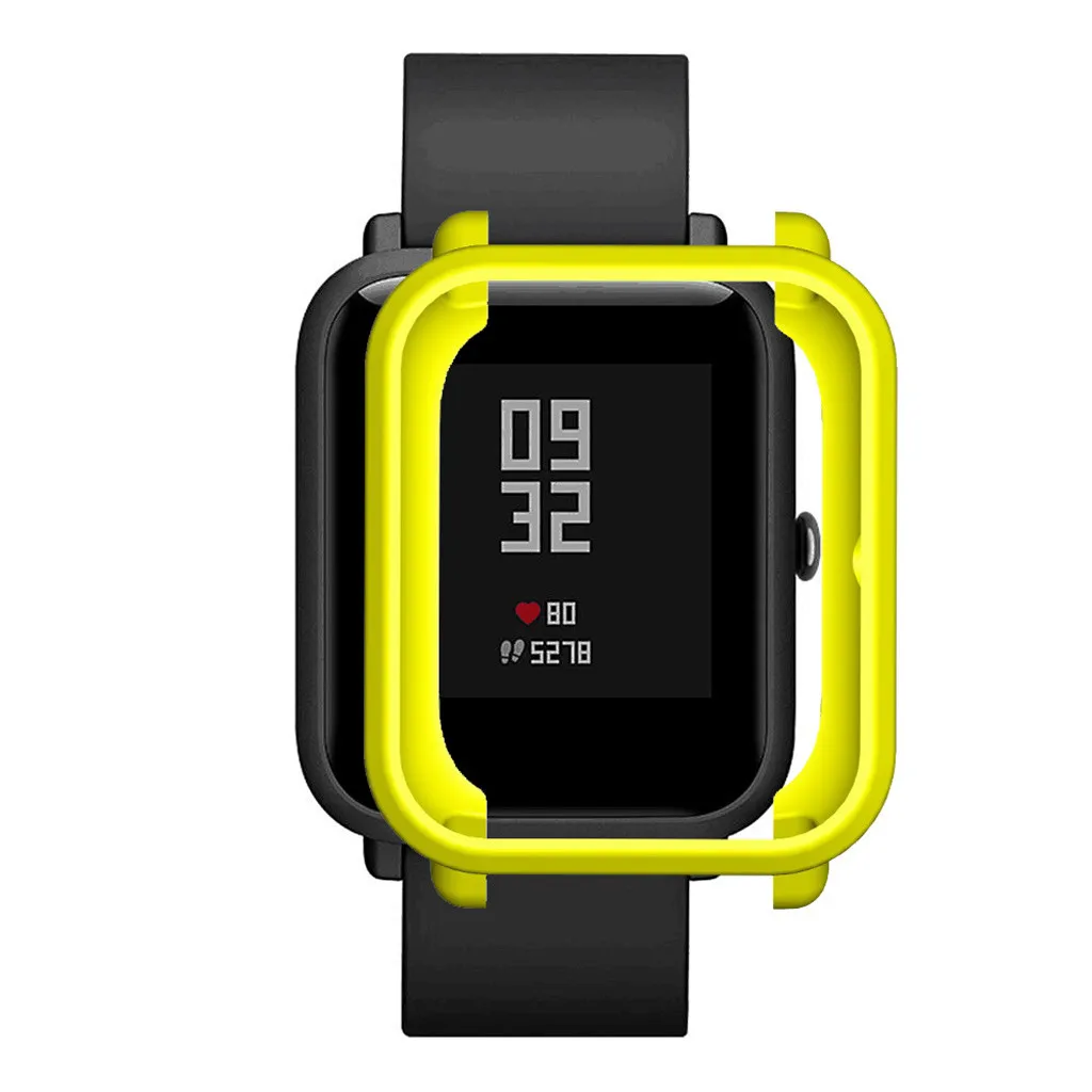 YE Защитный чехол для Huami AMAZFIT, Сменный Чехол для PC Watch, защитный чехол для Xiaomi Huami Amazfit Bip Youth/Lite - Цвет: YE